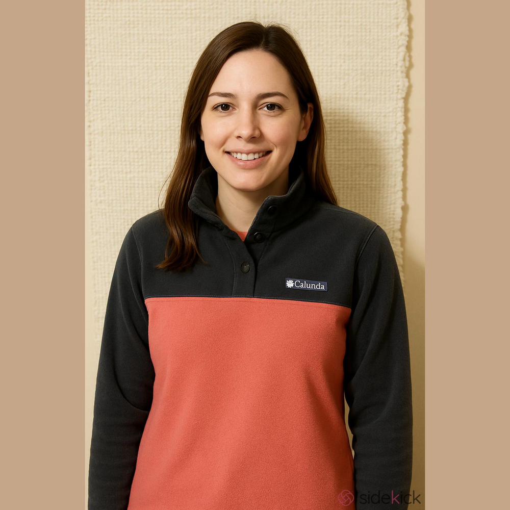 COLUMBIA Fleece Sweatshirt with Quarter Pop Closure